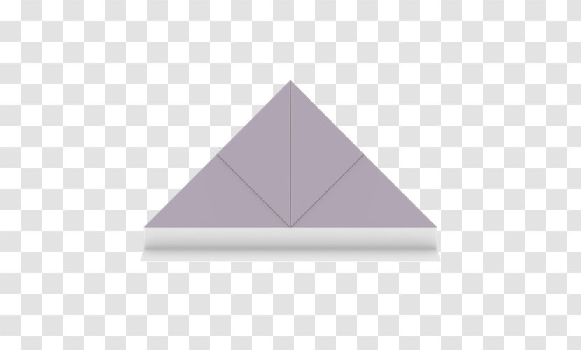Standard Paper Size USMLE Step 3 Origami Triangle - Purple - Letter Transparent PNG