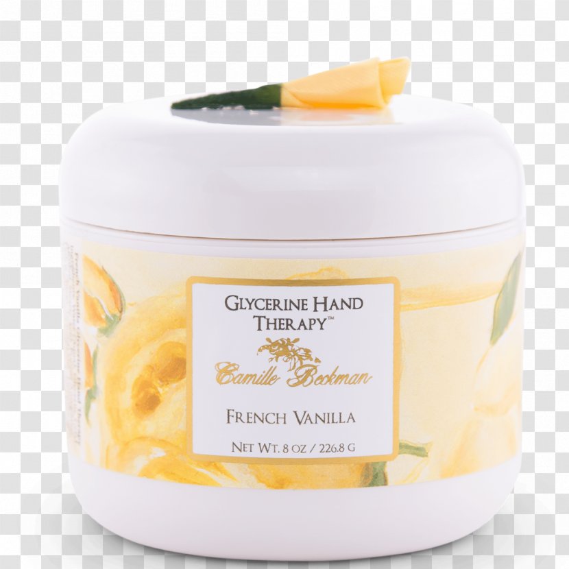 Cream Flavor Product - Hand Painted Vanilla Transparent PNG