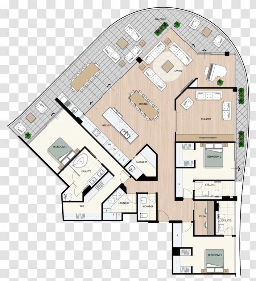 Floor Plan Line - Property - Design Transparent PNG