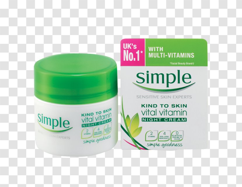 Lotion Skin Care Simple Skincare Kind To Vital Vitamin Night Cream Moisturizer - Cosmetics - Allantoin Transparent PNG