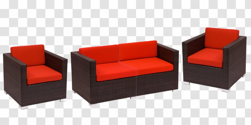 Table Rattan Couch Furniture Chair - Sofa Bed - Colored Transparent PNG