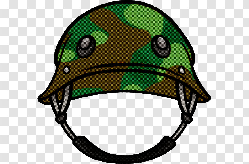 Green Helmet Headgear Transparent PNG