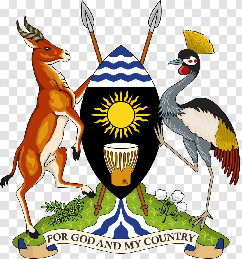 Coat Of Arms Uganda Democratic Republic The Congo Flag - Taiwan Transparent PNG
