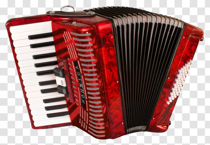 Piano Accordion Hohner Chromatic Button Bass Guitar - Tree Transparent PNG