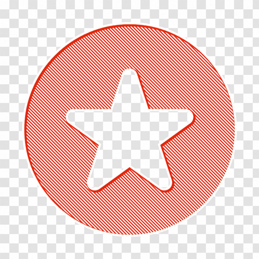 Bookmark Icon Circle Favorite - Favourite - Star Orange Transparent PNG