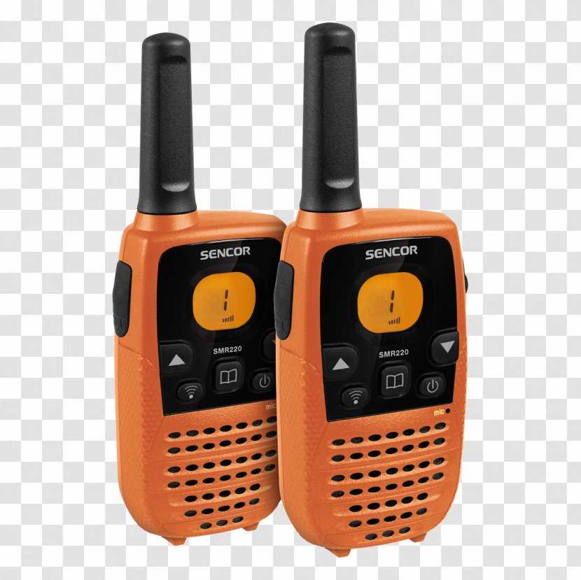 Sencor SMR 600 TWIN Walkie-talkies Two-way Radio PMR446 - Radiostanice - Communication Transparent PNG