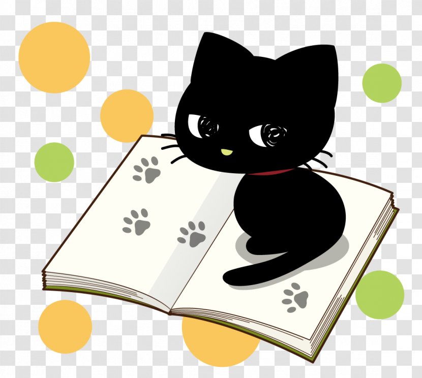 Black Cat Kitten Whiskers - Like Mammal Transparent PNG