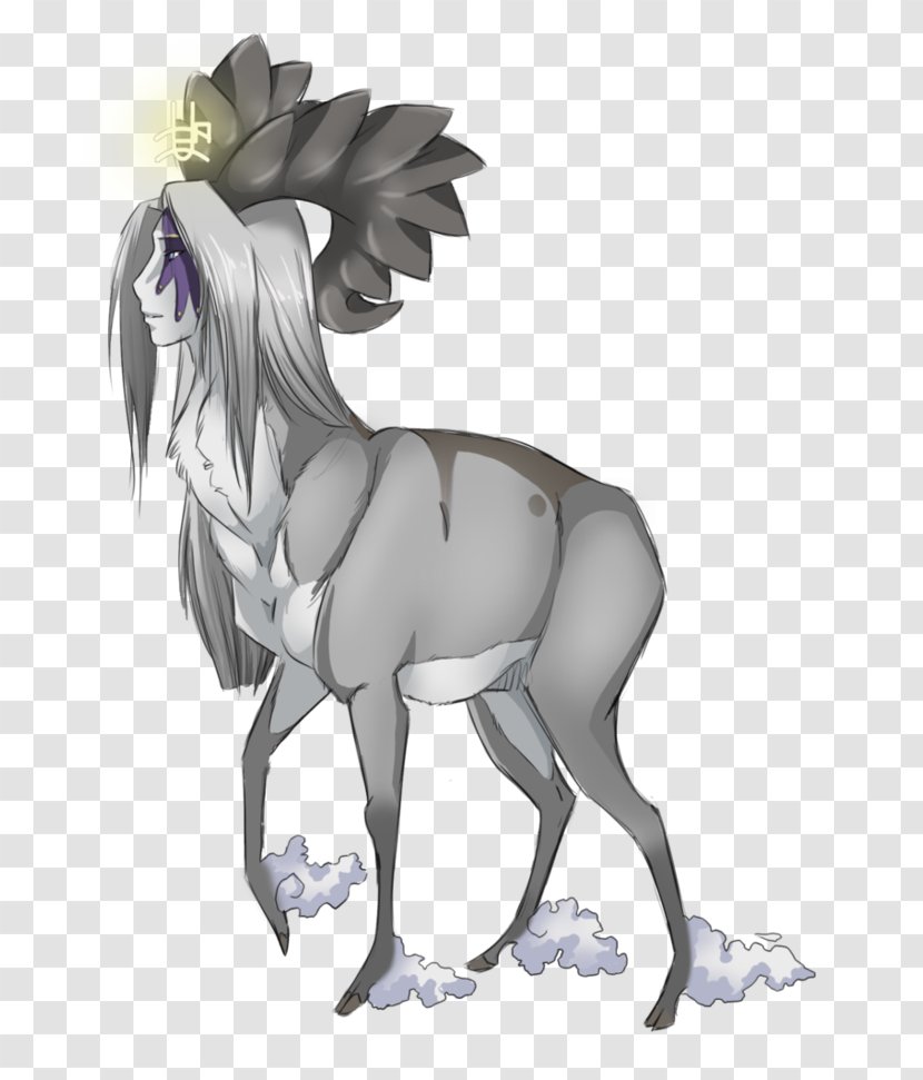 Mane Pony Art Deer Mustang - Heart Transparent PNG