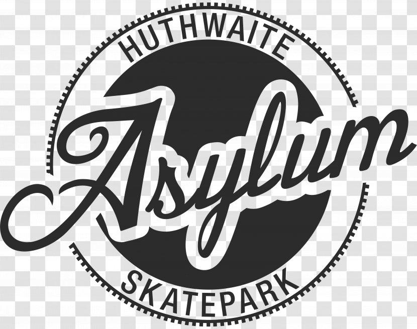 Asylum Skatepark Logo BMX Skateboarding - Text - Hoodie Transparent PNG