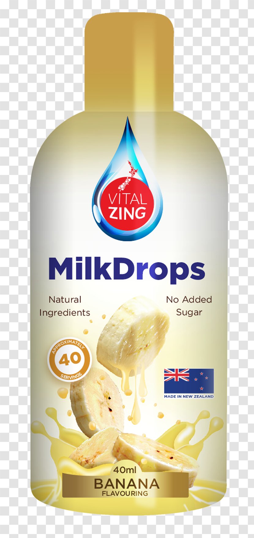 Chocolate Milk Cream Banana Flavored - Drops Transparent PNG