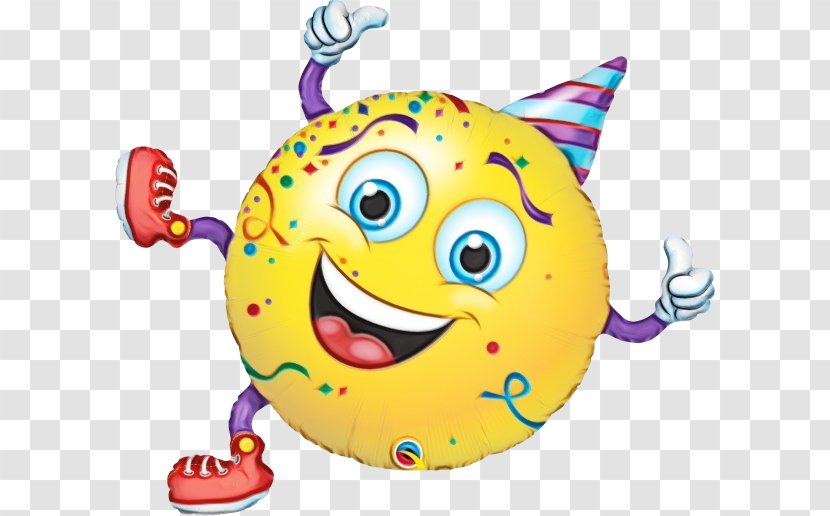 Party Emoji Face - Smile Baby Toys Transparent PNG
