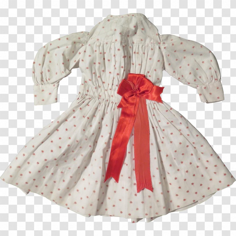 Polka Dot Sleeve Dress Transparent PNG