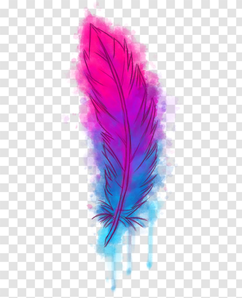 Watercolour Flowers Watercolor Painting Transparency Image - Wing - Feather Transparent PNG