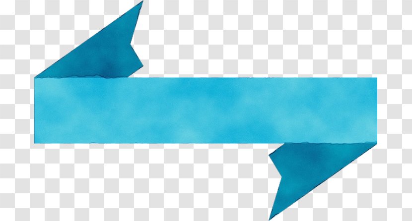 Origami - Turquoise - Shark Art Paper Transparent PNG