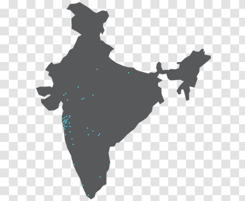 India Vector Map - Collection Transparent PNG
