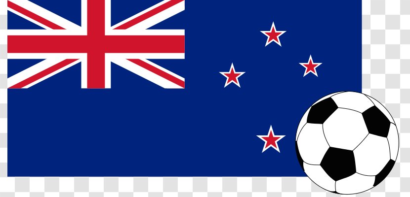 Flag Of New Zealand The United States Australia - Football Transparent PNG