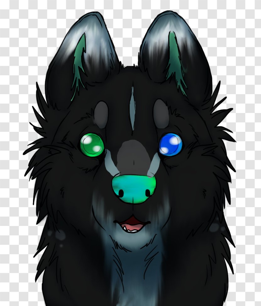 Whiskers Cat Werewolf Snout - Black Transparent PNG
