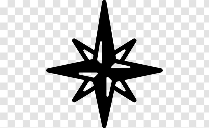 North Compass Rose Cardinal Direction Wind - Symmetry - Famous Family Transparent PNG