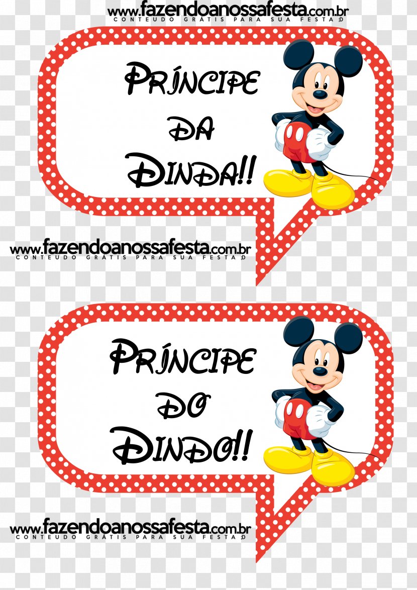 Mickey Mouse Minnie Party Birthday Transparent PNG