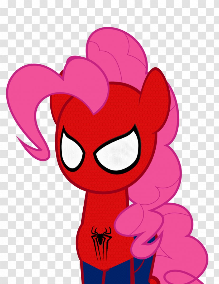Pony Spider-Man Pinkie Pie Venom Eddie Brock - Heart - Spider-man Transparent PNG