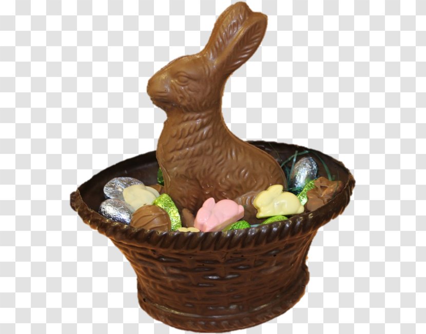 Easter Egg Background - Chocolate Bunny - Flowerpot Wicker Transparent PNG