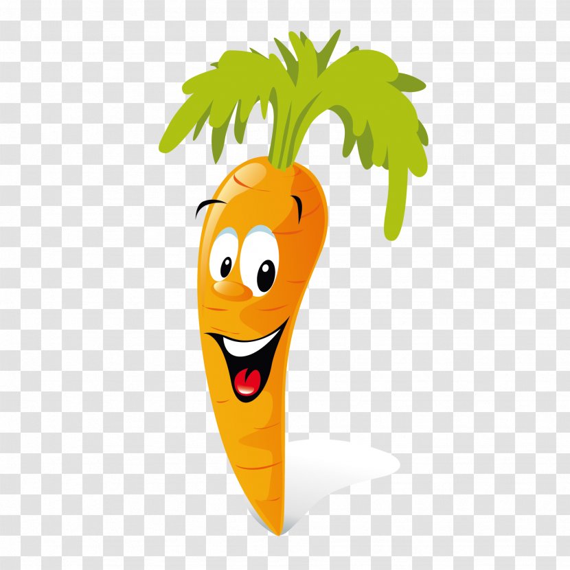 Carrot Animation Vegetable Clip Art - Drawing - Vector Cartoon Transparent PNG