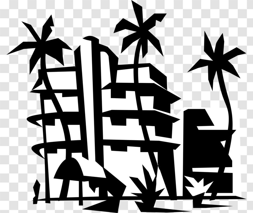 Seaside Resort Clip Art Beach Hotel - Logo Transparent PNG