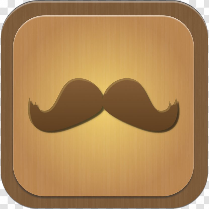 Brown Moustache Font - Mustache Transparent PNG