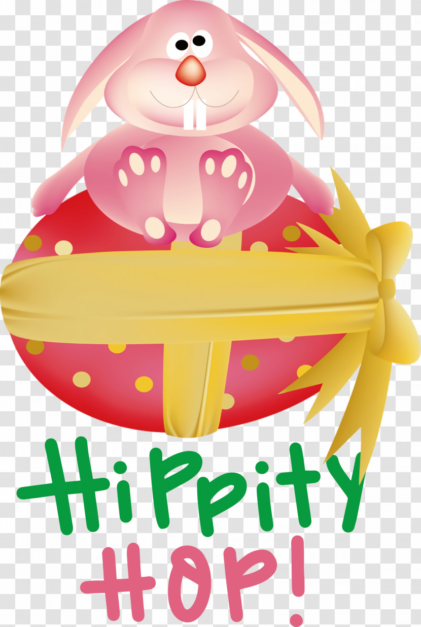 Happy Easter Hippity Hop Transparent PNG