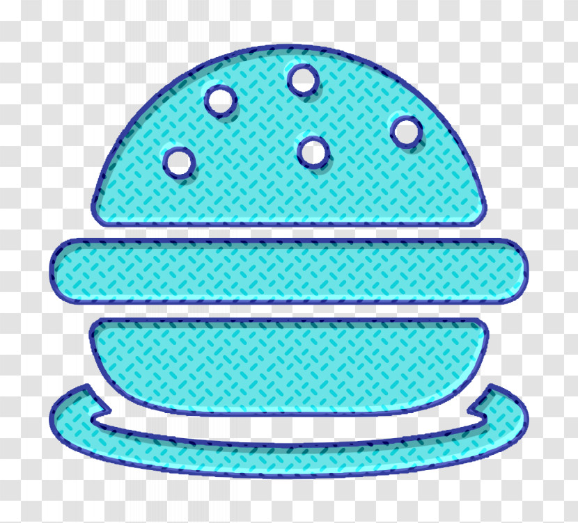 Hotels Icon Food Icon Burger On Plate Icon Transparent PNG