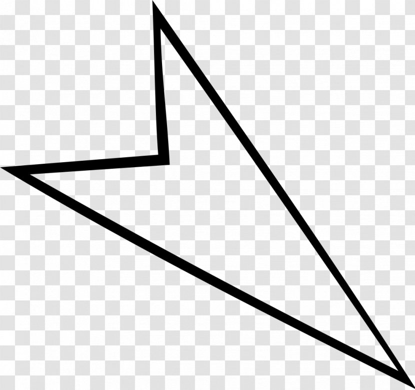 Triangle Point Black M Font Transparent PNG