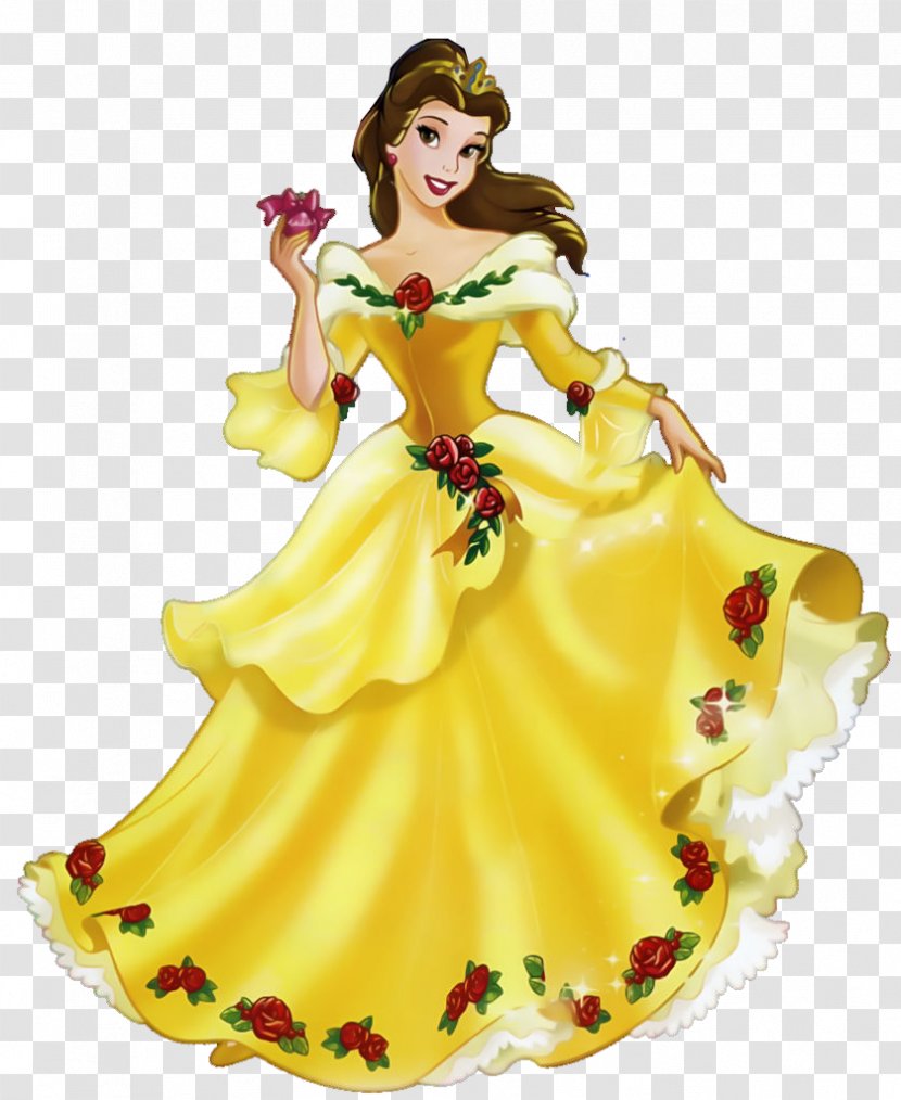 Belle Beast Ariel Rapunzel Princess Jasmine Transparent PNG