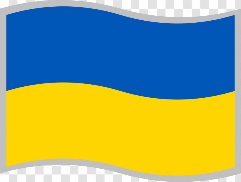 Flag Of Ukraine Clip Art - Ukrainian Border Transparent PNG