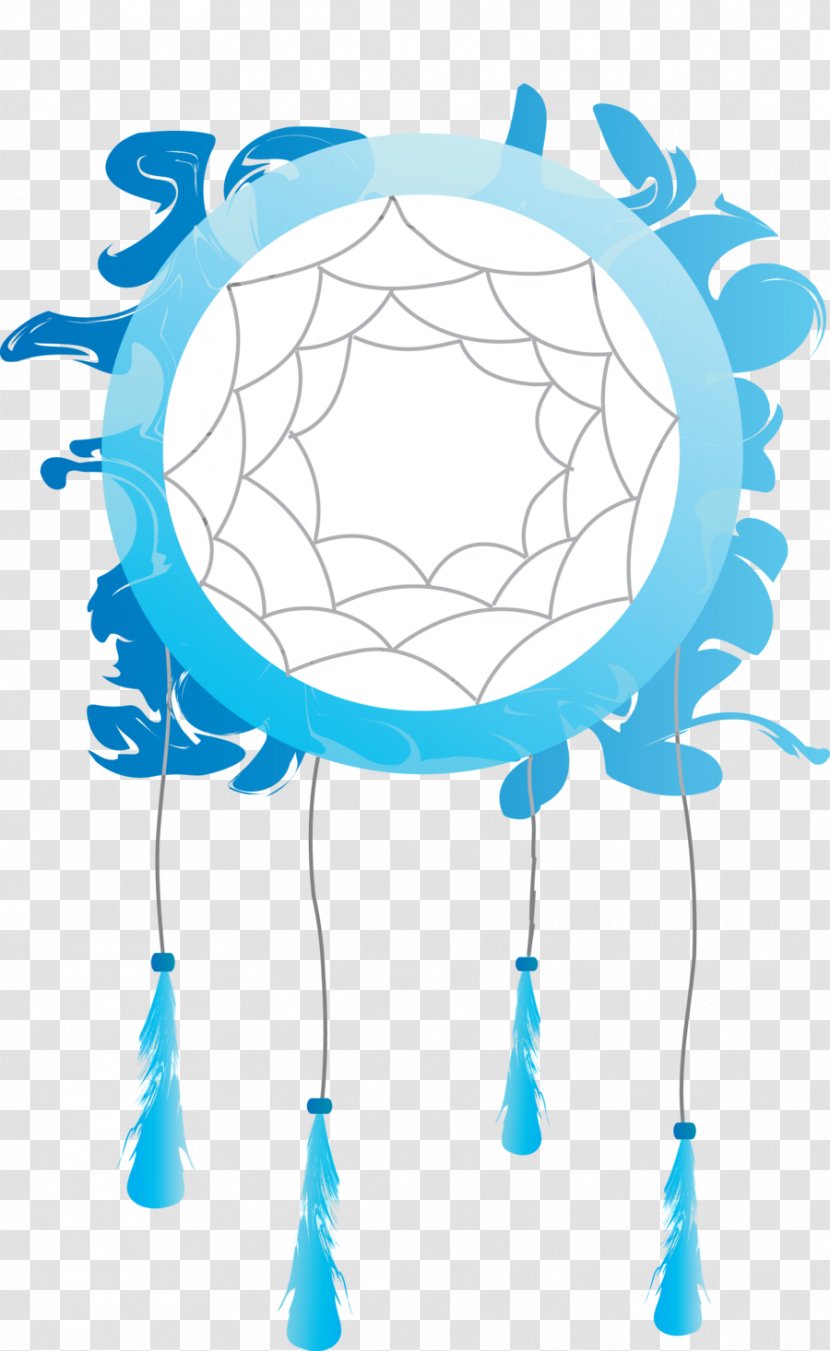 Turquoise Teal - Headgear - Dreamcatcher Transparent PNG