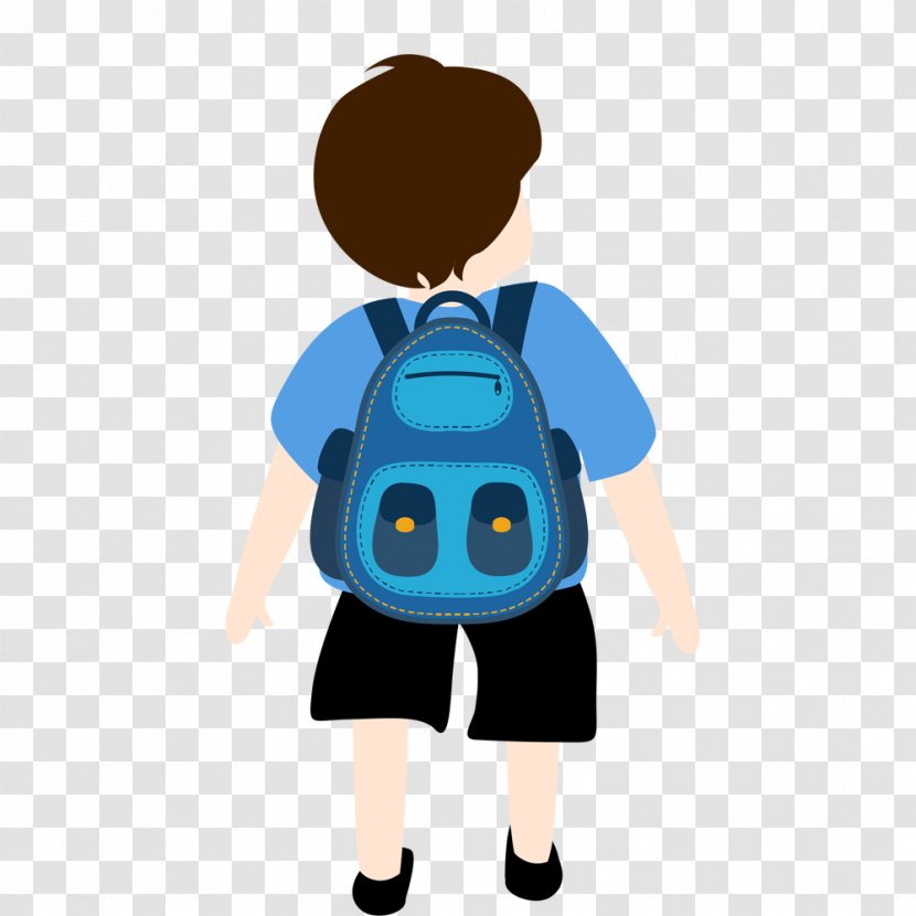 Drawing Animation Backpack Illustration - Template - Boy Transparent PNG