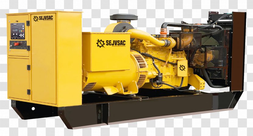 Electric Generator Caterpillar Inc. Electricity Generation Electrical Energy - Twostroke Diesel Engine - Plant Transparent PNG