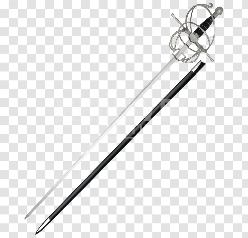Épée Rapier Sword Spain Fencing - Hilt Transparent PNG