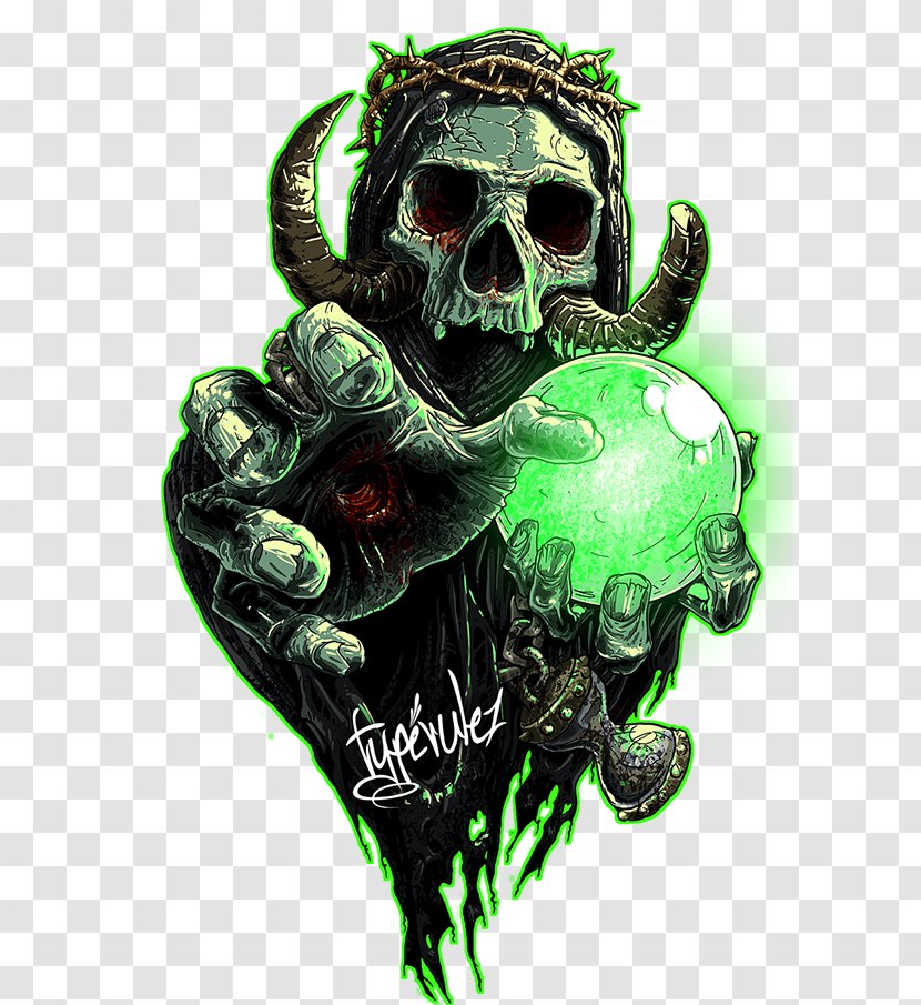 Skull Diablo III: Reaper Of Souls T-shirt Art Transparent PNG