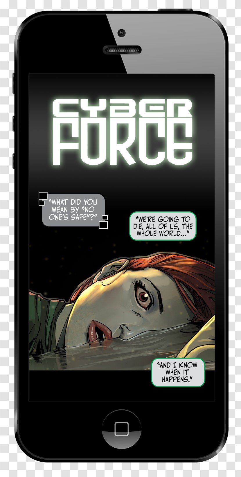 Comics Webtoon Cyberforce Mobile Phones Graphic Novel - Electronics Transparent PNG