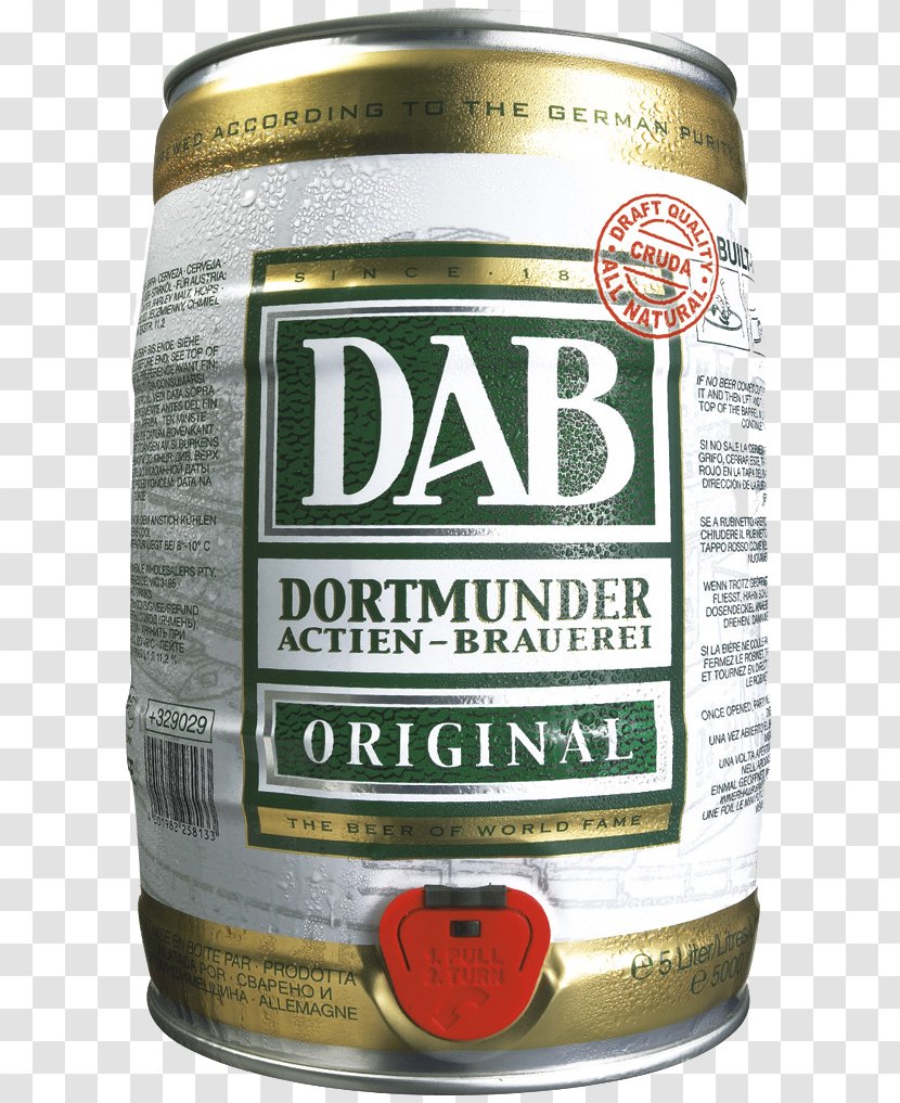 Beer Dortmunder Export Pilsner Actien Brauerei Weissbier - Keg - Imported Transparent PNG