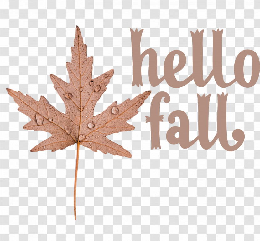 Hello Fall Fall Autumn Transparent PNG