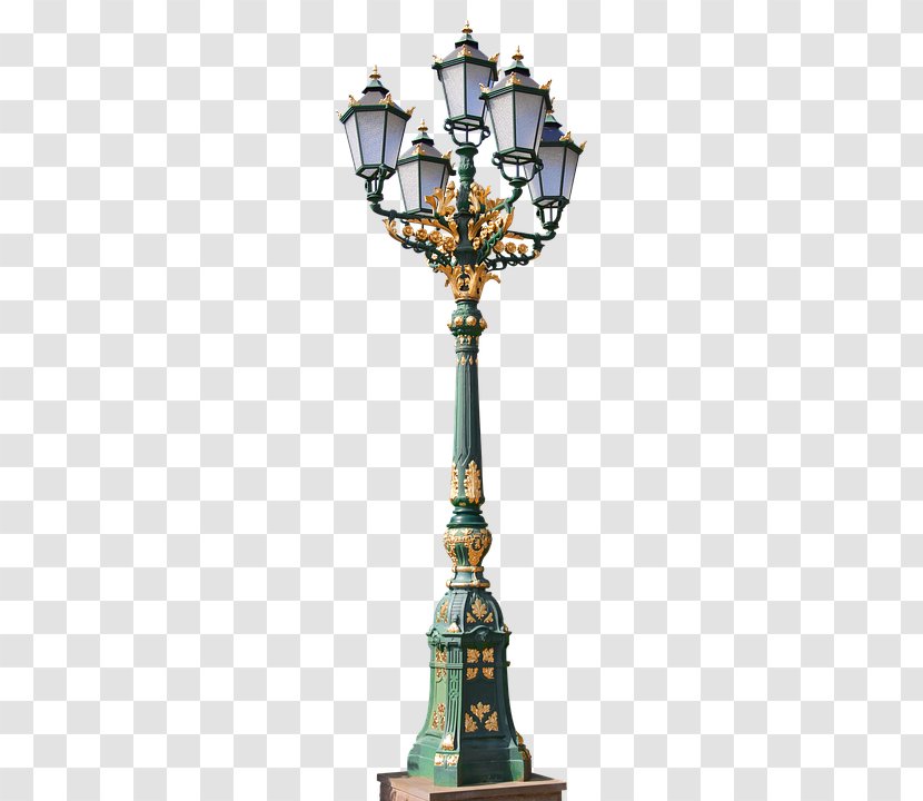Light Fixture Street Lantern - Brass - Antique Transparent PNG