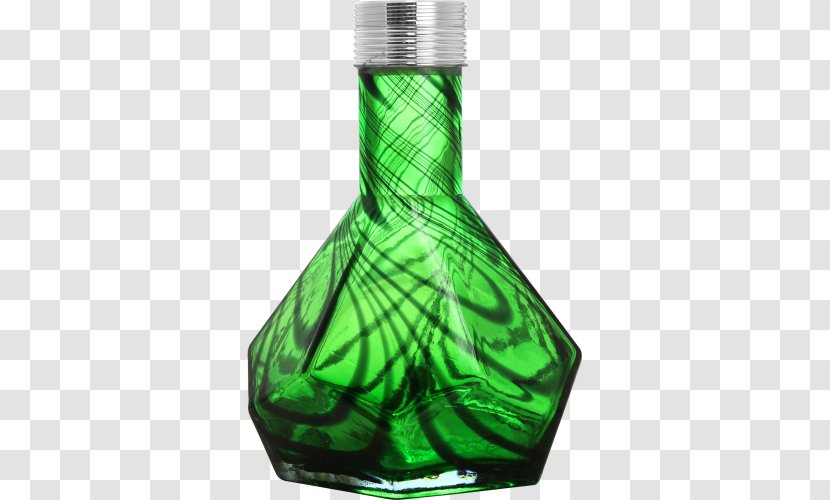 Glass Bottle Liqueur Liquid - Green Transparent PNG