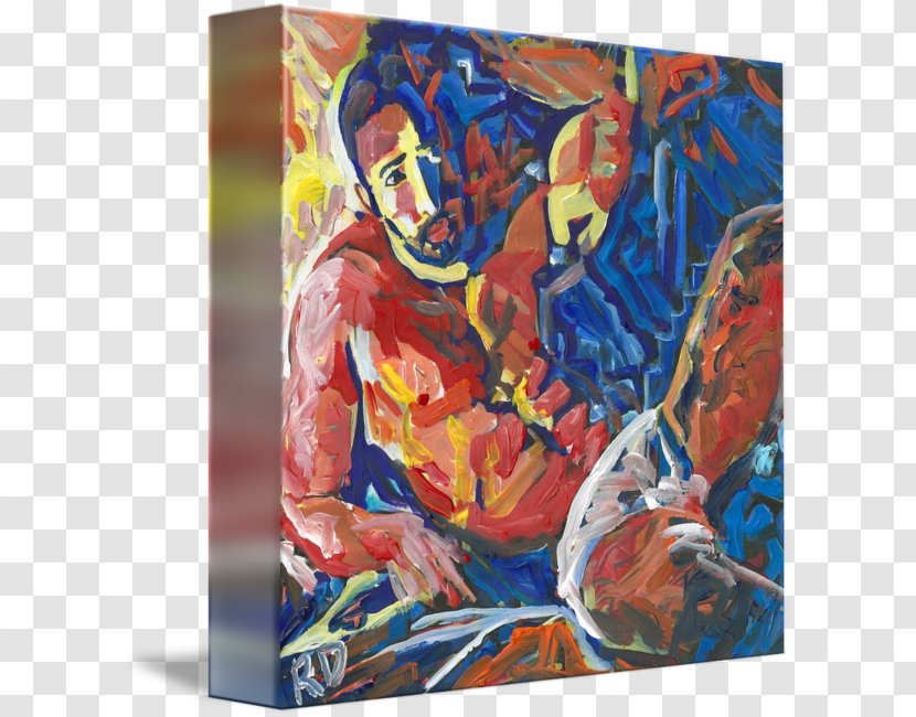 Modern Art Acrylic Paint Painting - Meat In Kind Transparent PNG