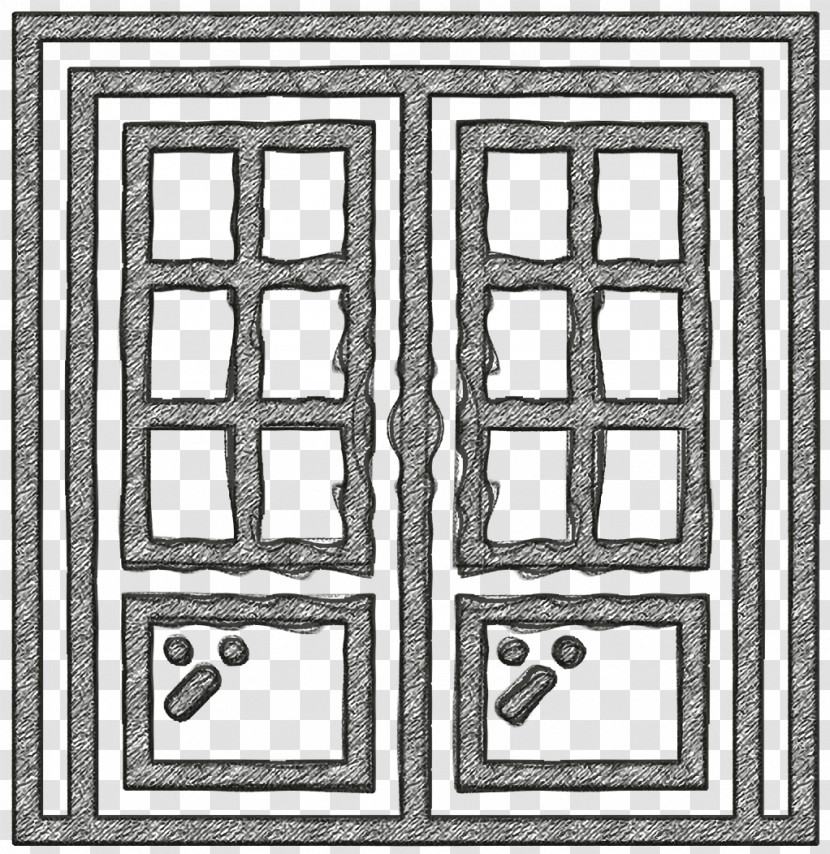 Door Icon Household Set Icon Transparent PNG