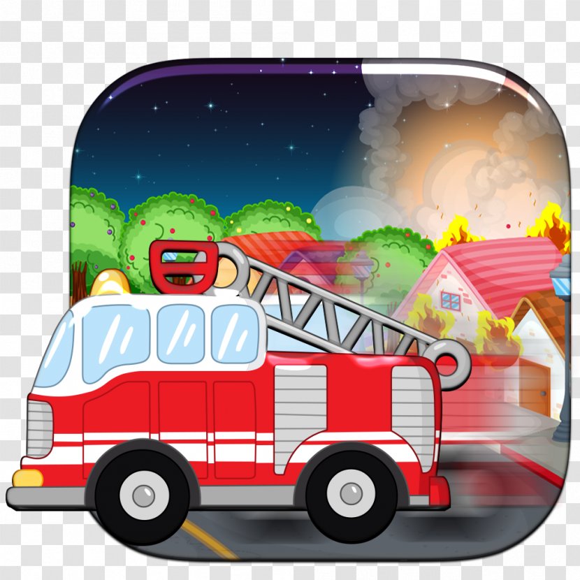 Car Apple App Store Vehicle Firefighter - Fire Truck Transparent PNG