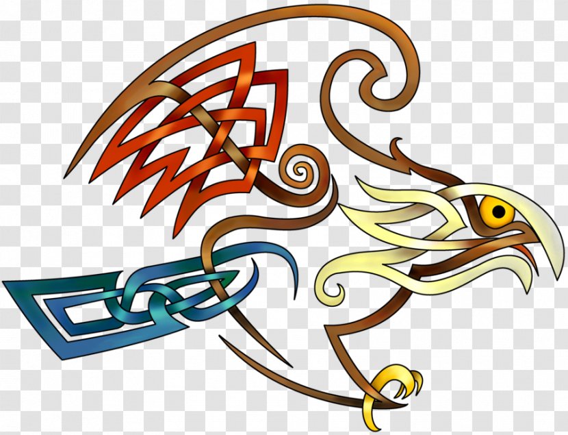 Bird Celtic Knot Celts Hawk Art - Meaning Transparent PNG