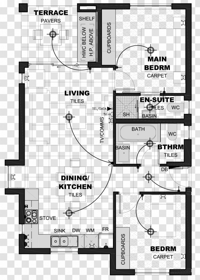 Floor Plan Building Site Architectural Transparent PNG