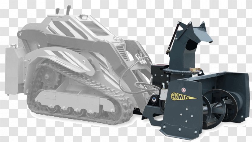 Skid-steer Loader Snow Blowers Continuous Track Machine - Snowflake Blower Transparent PNG