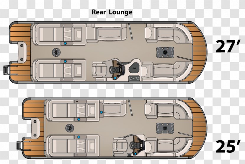 Floor Plan Pontoon Houseboat Deck - House - Boat Transparent PNG